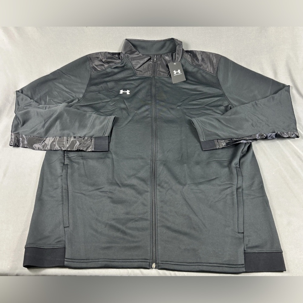 Under Armour Golf Jacket Command Full Zip 4XL Black Polyester
